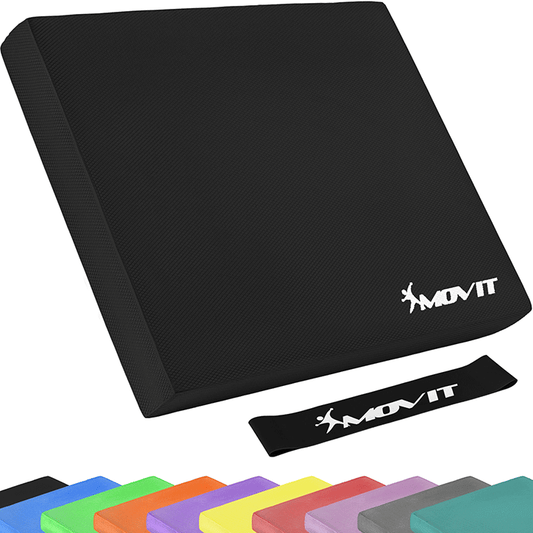 MOVIT® Balance Pad Sitzkissen in verschiedenen Farben mit Gymnastikband - Gorilla Sports Schweiz