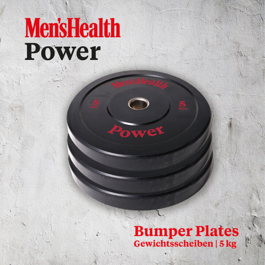 Men's Health Bumper Plates 5-25 KG - Gorilla Sports Schweiz