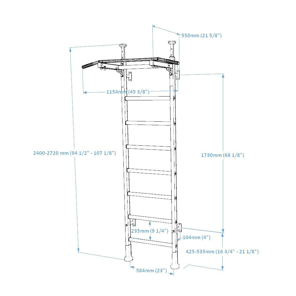 BenchK Sprossenwand System 521B - Gorilla Sports Schweiz