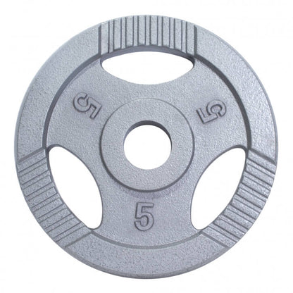 Hantelscheibe Guss Gripper 0.5-20 KG Silber