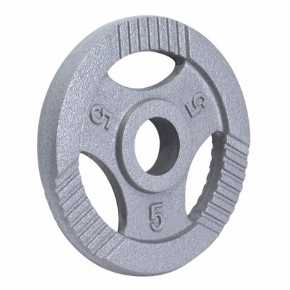 Hantelscheibe Guss Gripper 0.5-20 KG Silber