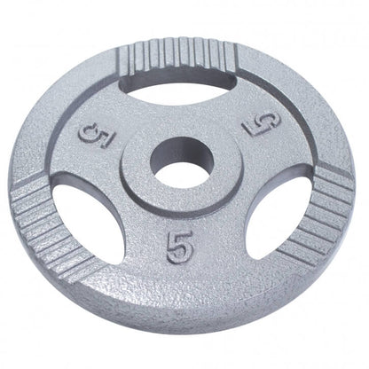 Hantelscheibe Guss Gripper 0.5-20 KG Silber