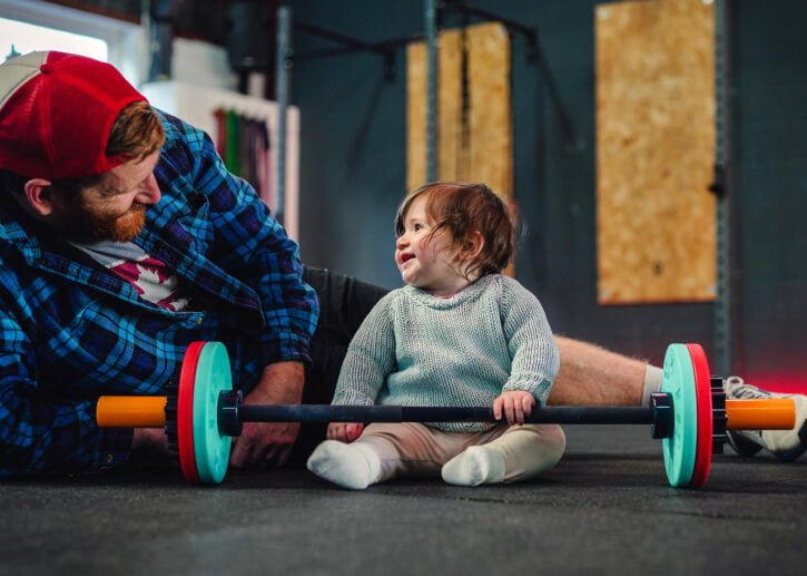 Fit Kidz Barbell & Bumper Plate Set