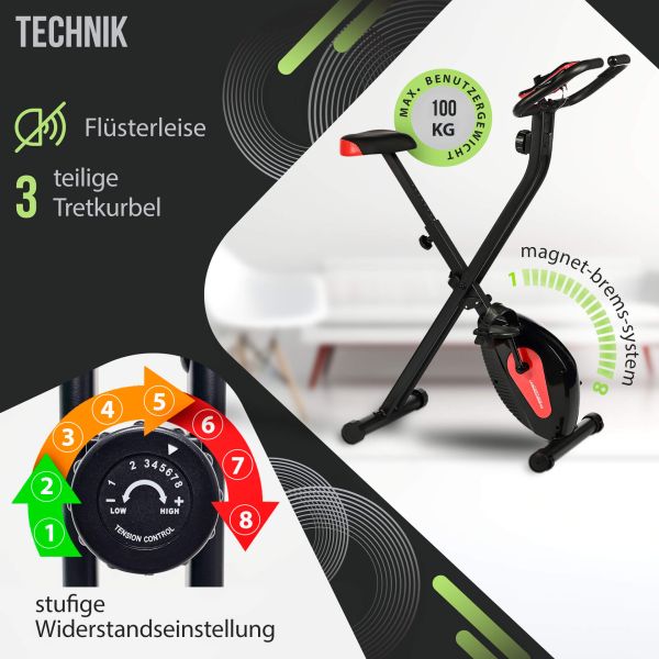 Klappheimtrainer X-Bike - Gorilla Sports Schweiz