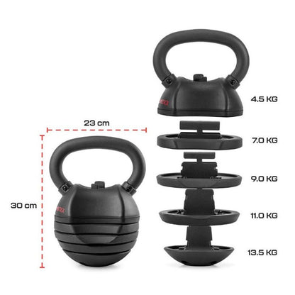 Gymstick Verstellbare Kettlebell 13.5 KG